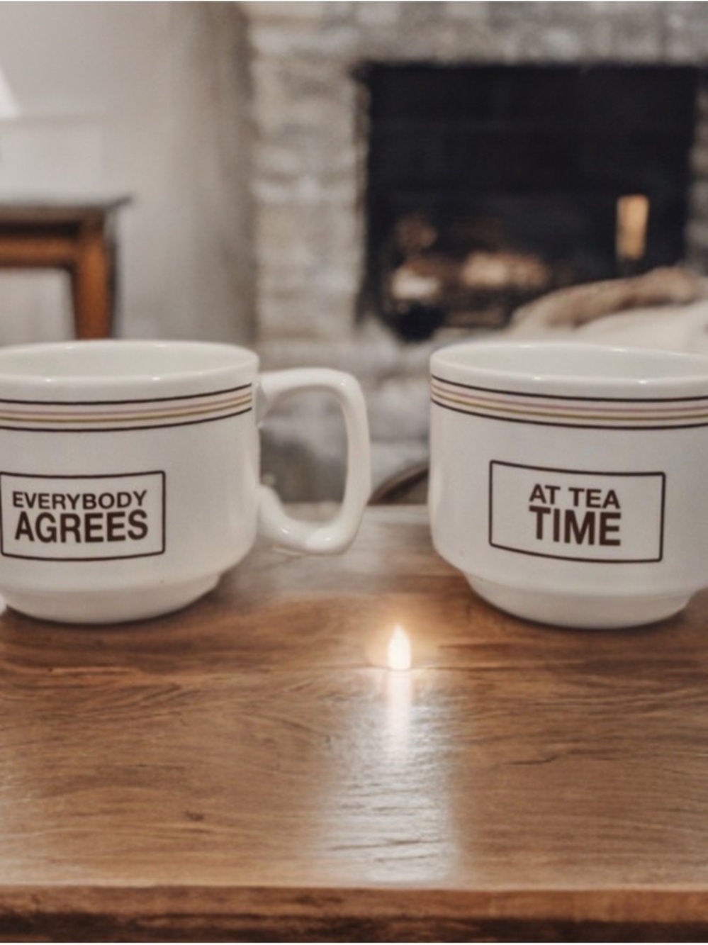 Taylor Swift Official Midnights “At Tea Time, Everybody Agrees” mug set of two